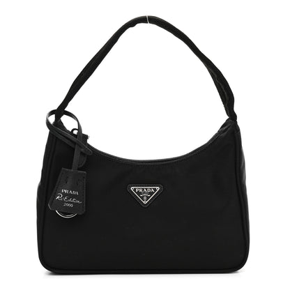 Prada Tessuto Nylon Mini Re-Edition 2000 Bag Black 1 of 10
