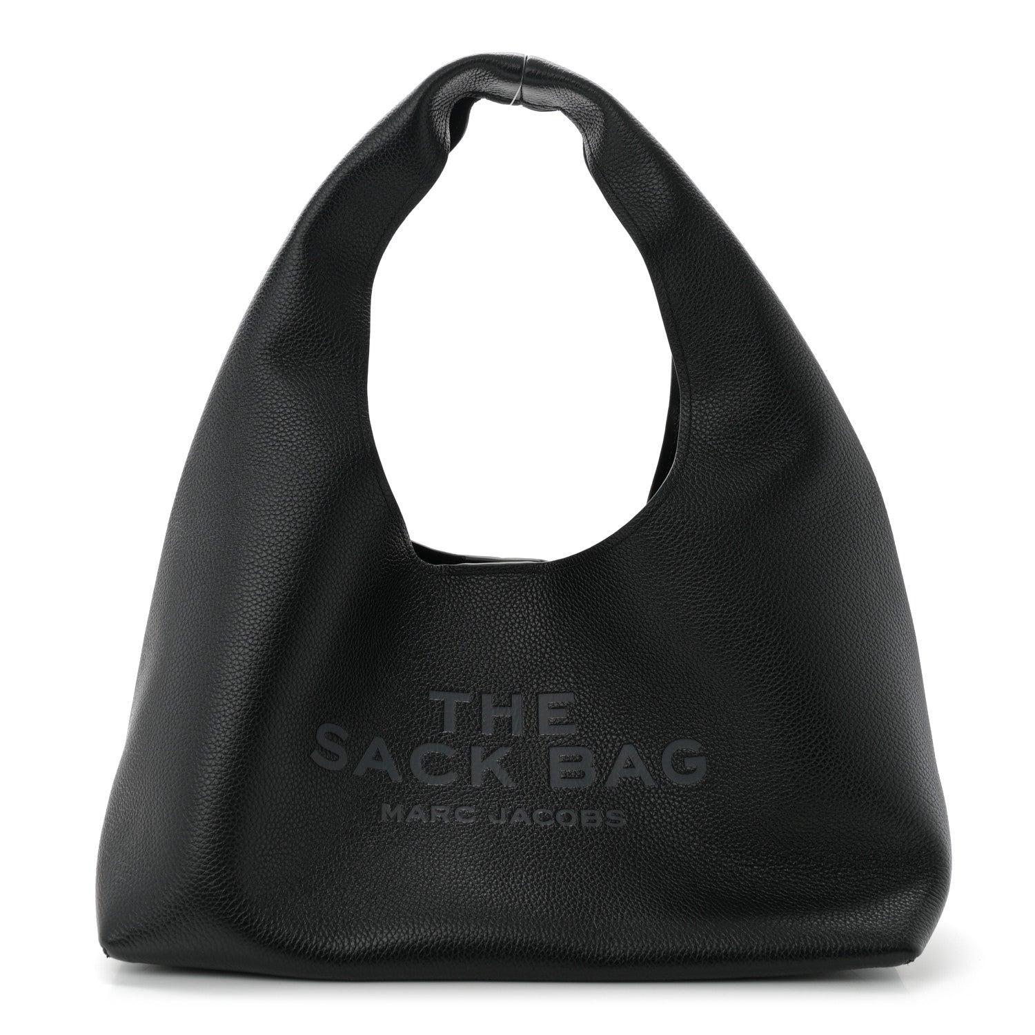 Marc Jacobs Grained Calfskin Medium The Sack Bag Black 1 of 10