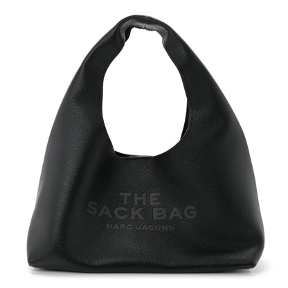 Marc Jacobs Grained Calfskin Medium The Sack Bag Black 1 of 10