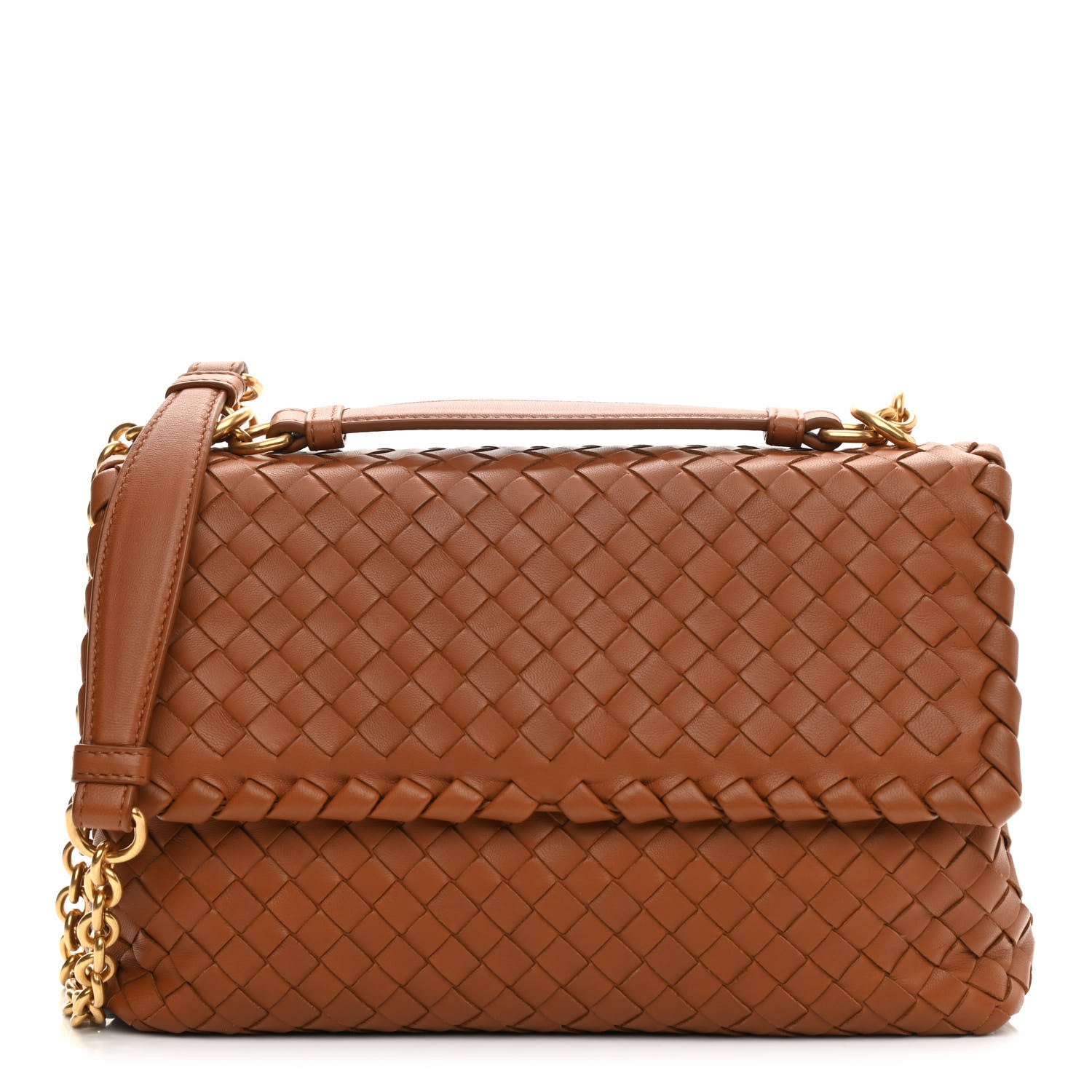 Bottega Veneta Nappa Intrecciato Small Olimpia Shoulder Bag Noce 1 of 9