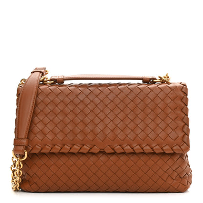 Bottega Veneta Nappa Intrecciato Small Olimpia Shoulder Bag Noce 1 of 9