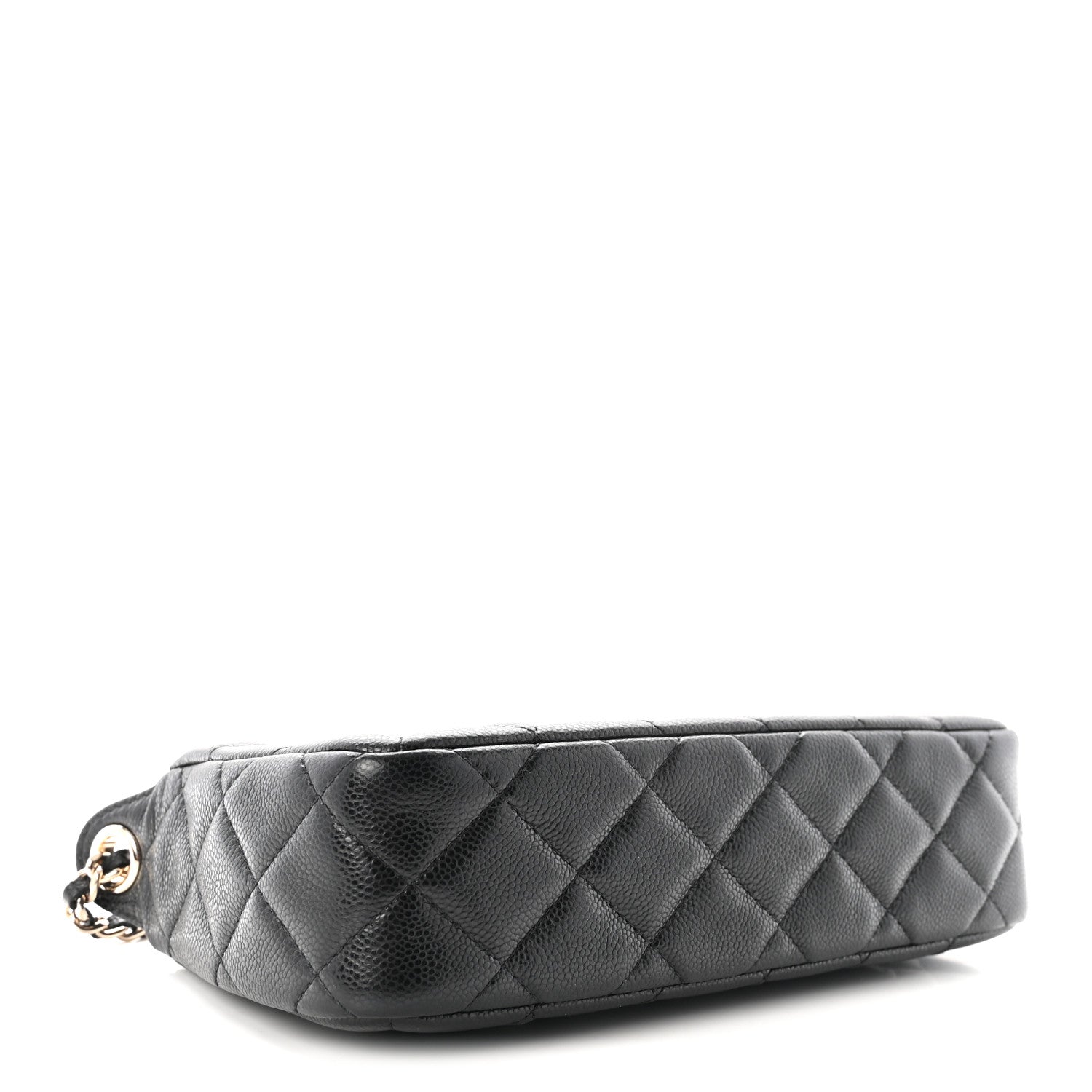 Chanel Caviar Quilted Purse With Chain Black 4 of 9
