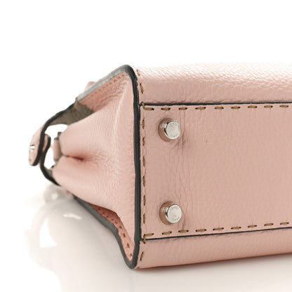 Fendi Cuoio Romano Selleria Bi-Color Medium Peekaboo Iconic Essentially Satchel Cipria Latte 8 of 10