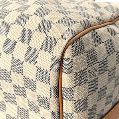 Louis Vuitton Damier Azur Keepall Bandouliere 55 10 of 11