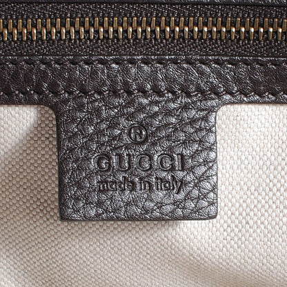 Gucci Diamante Cellarius Calfskin Medium 1973 Top Handle Bag Beige Ebony Cocoa 6 of 7