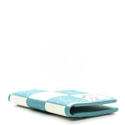 Louis Vuitton Damier Checkerboard Pocket Organizer Teal 4 of 6