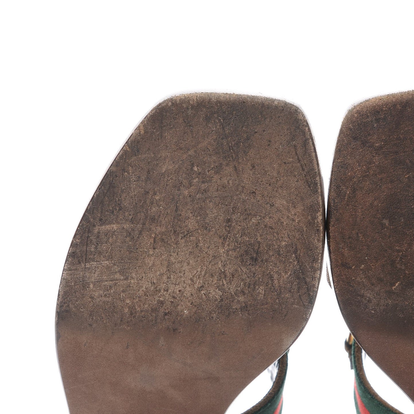 Suede Querelle Web Sandals 37 Marron Glace