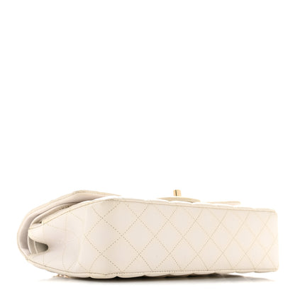 Chanel Caviar Quilted Medium Double Flap White 4 of 15