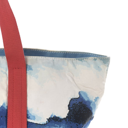 Chanel Canvas Surf Tote Red Blue 21 of 25