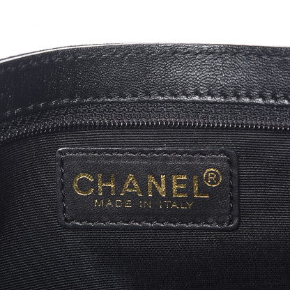 Chanel Printed Canvas Symbols Pochette Black 6 of 8