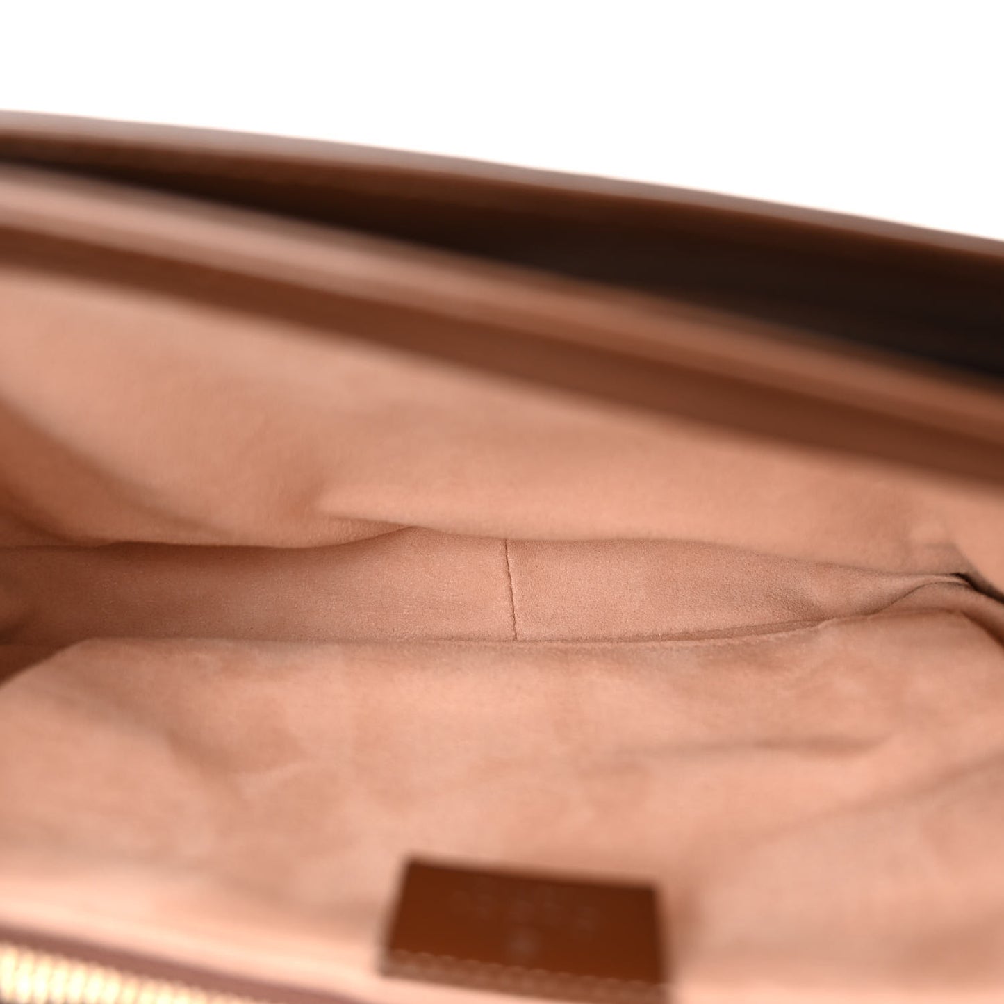 GG Supreme Monogram Horsebit 1955 Shoulder Bag Beige Brown Sugar