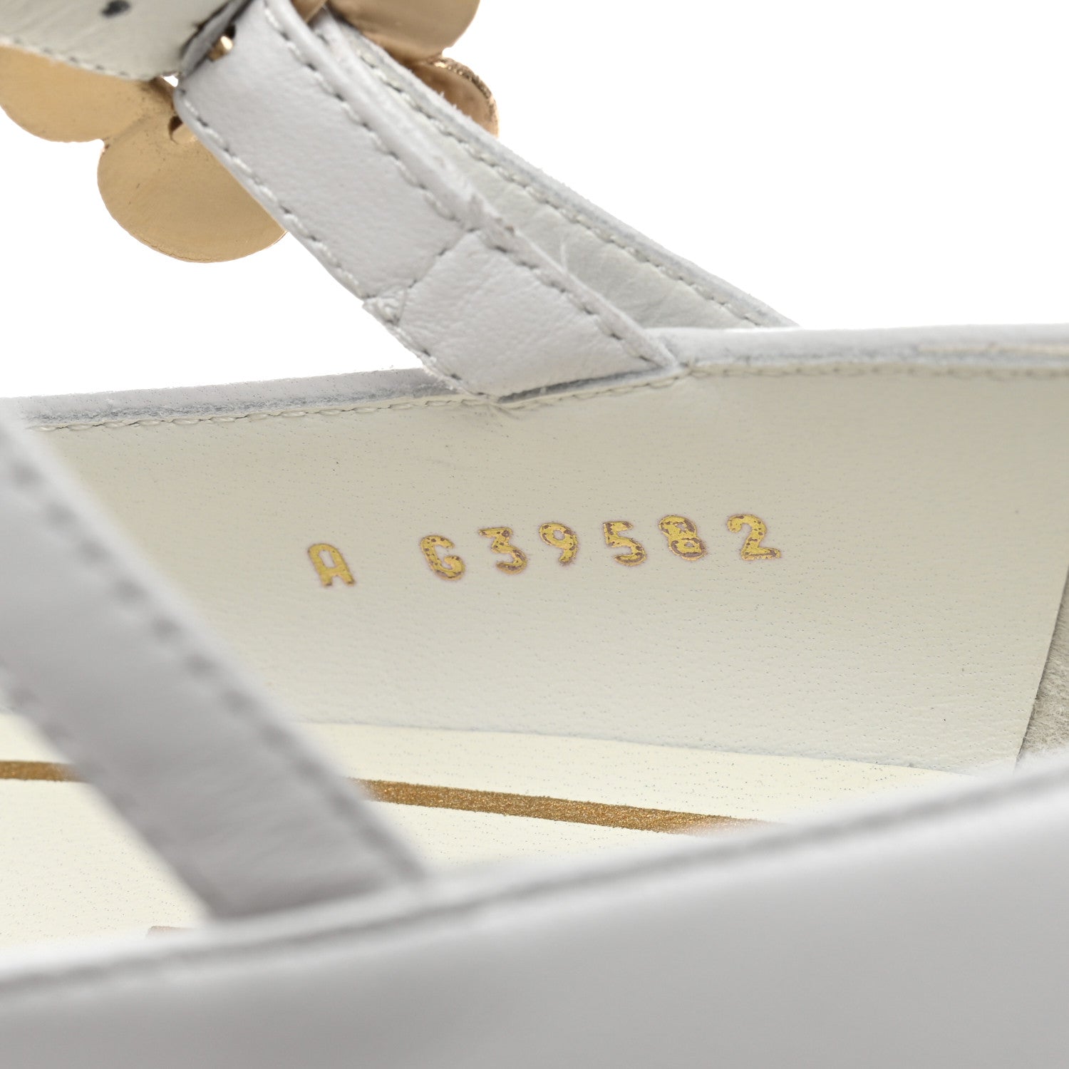 Chanel Patent Lambskin Mary Jane Flats 37.5 White Black 6 of 9