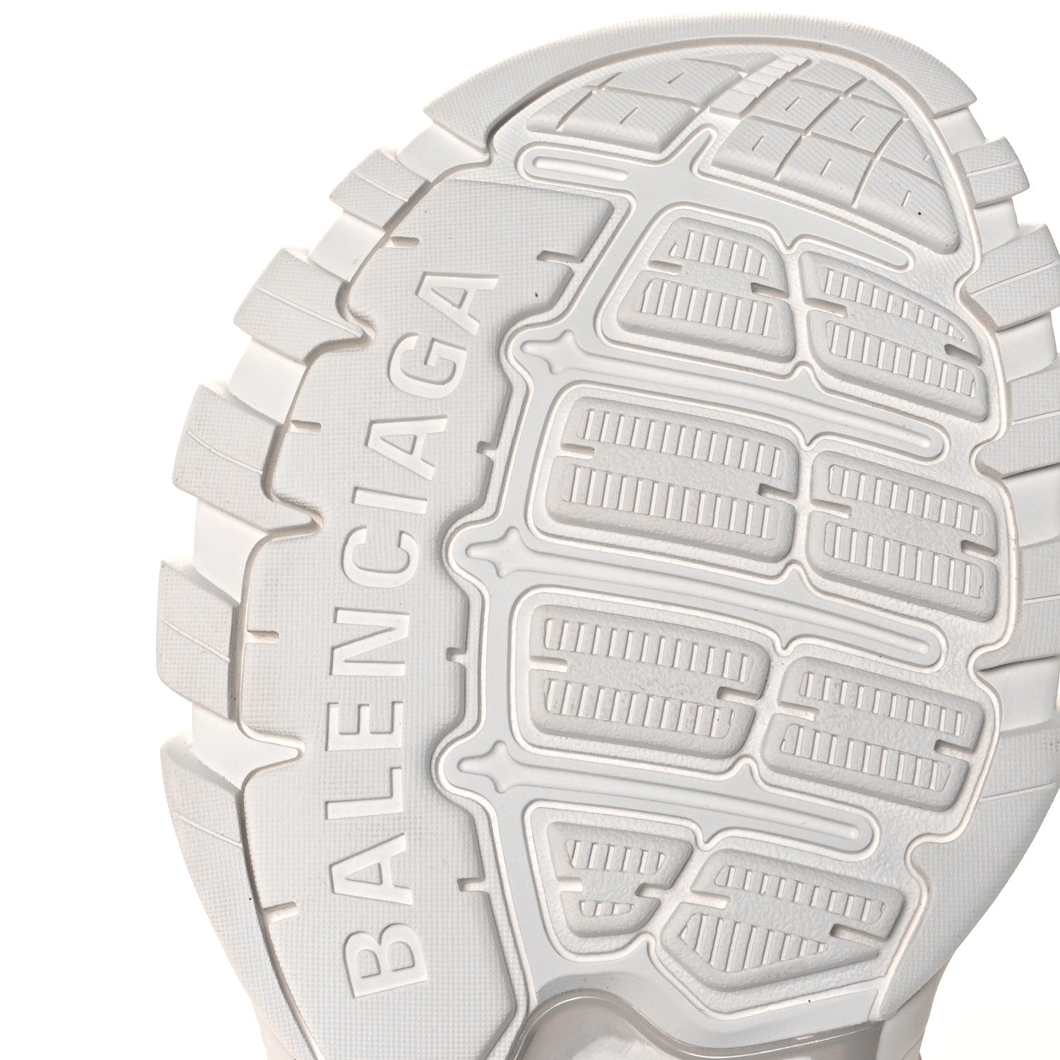 Balenciaga Neoprene Rubber Womens Track Sandals 38 White 6 of 9