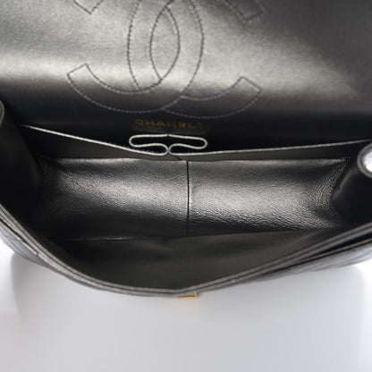Chanel Metallic Calfskin Quilted 2.55 Reissue 226 Flap Charcoal 5 of 8