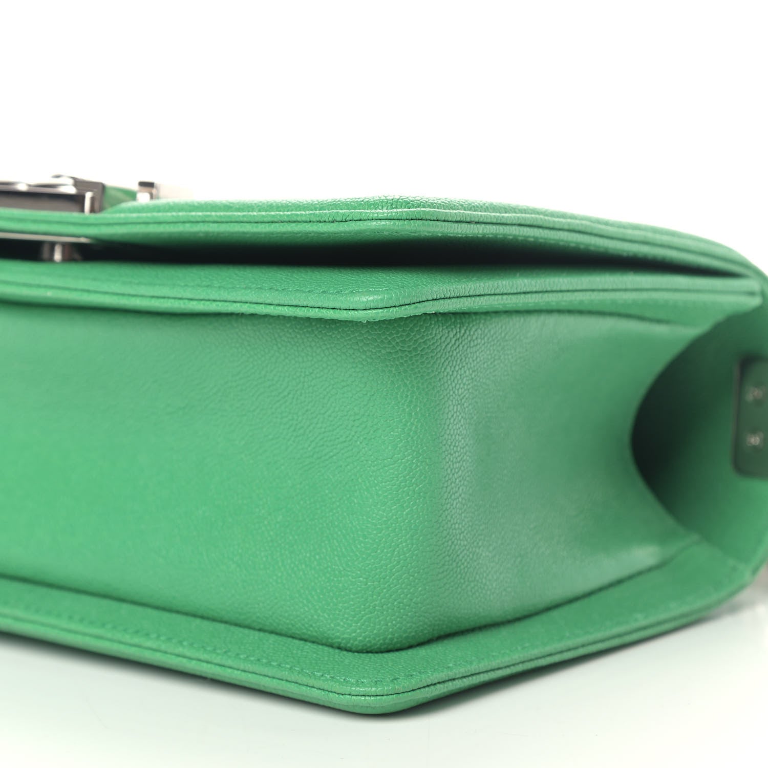 Chanel Caviar Quilted Small Boy Flap Green 7 of 9