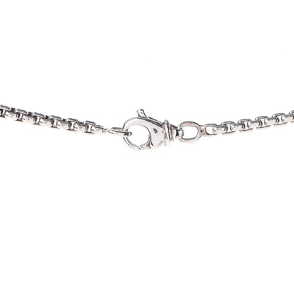 David Yurman Sterling Silver 14K Yellow Gold Black Onyx 12mm Cookie Pendant Necklace 4 of 5