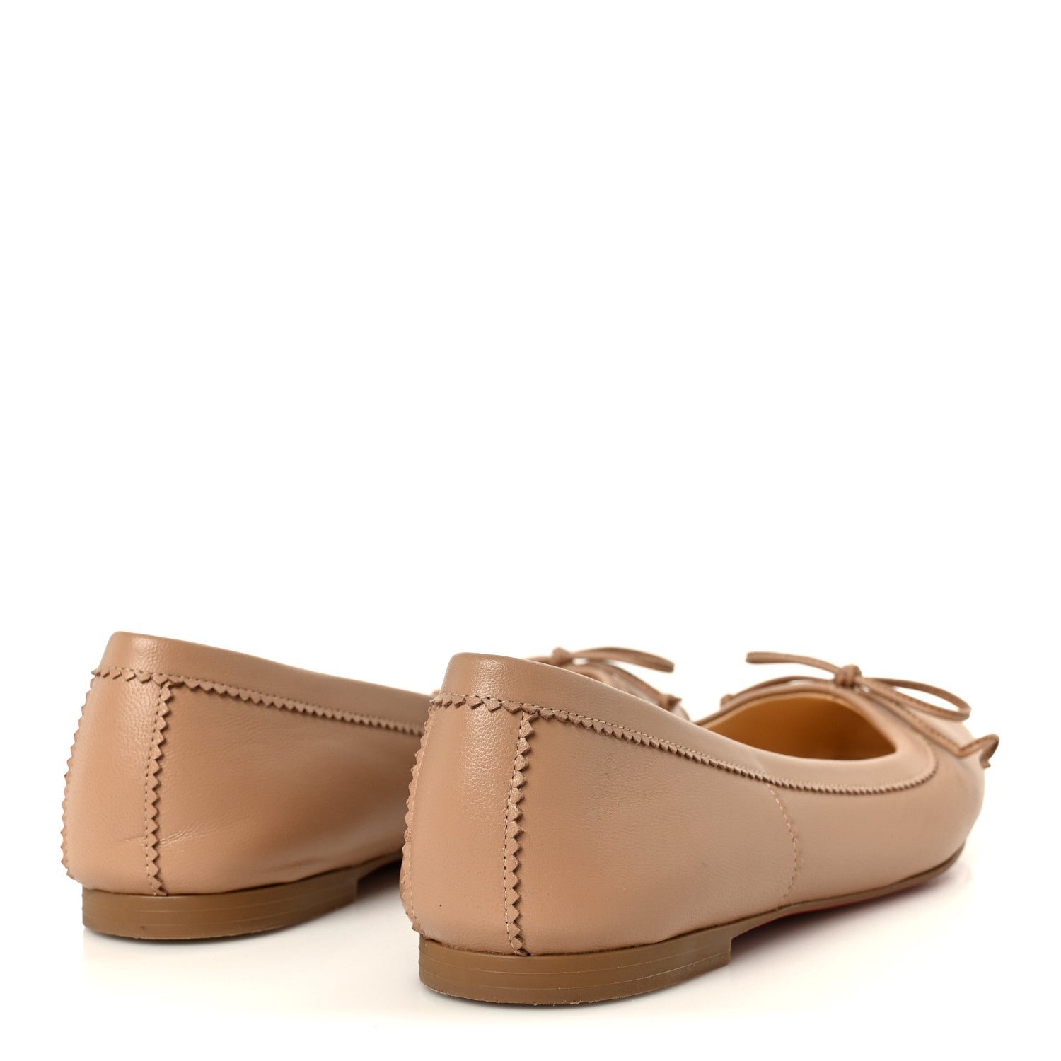 Christian Louboutin Nappa Mamadrague Flats 38 Blush 5 of 9