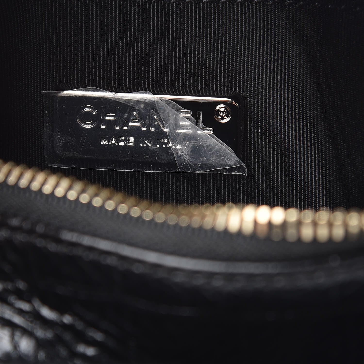 Chanel Calfskin Crocodile Embossed Small Gabrielle Cocodile Hobo Black 8 of 12