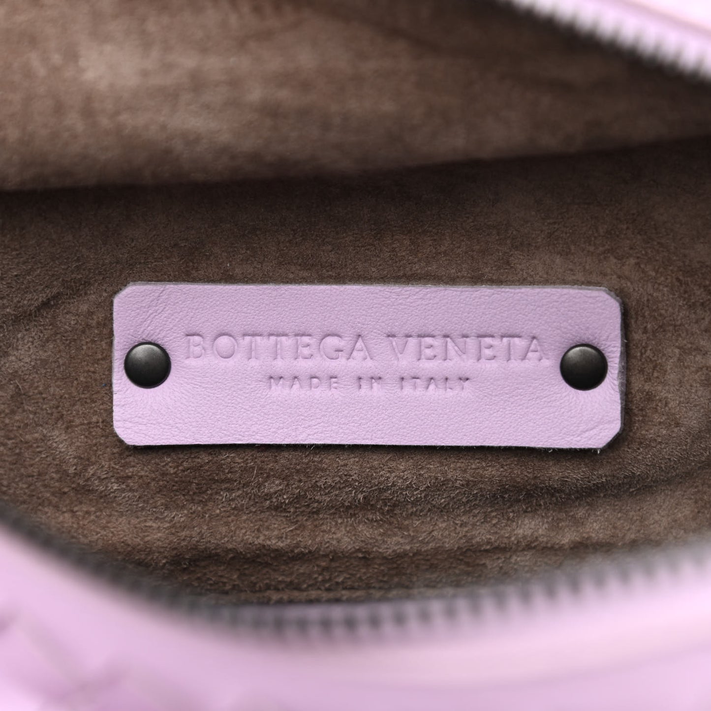 Nappa Intrecciato Brick Tote Parme