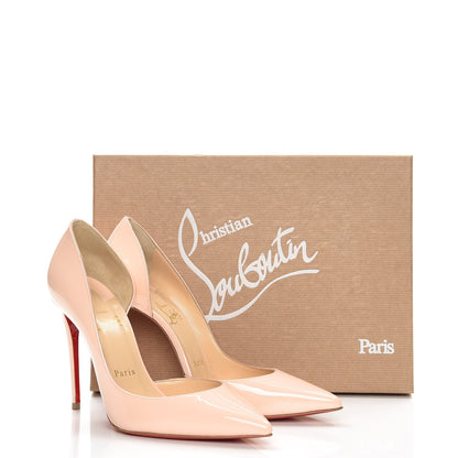 Christian Louboutin Patent Iriza 100 Pumps 37.5 Poudre 10 of 10