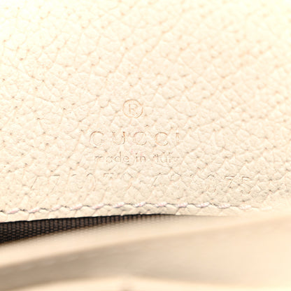 Gucci GG Supreme Monogram Web Queen Margaret Chain Wallet White 6 of 9