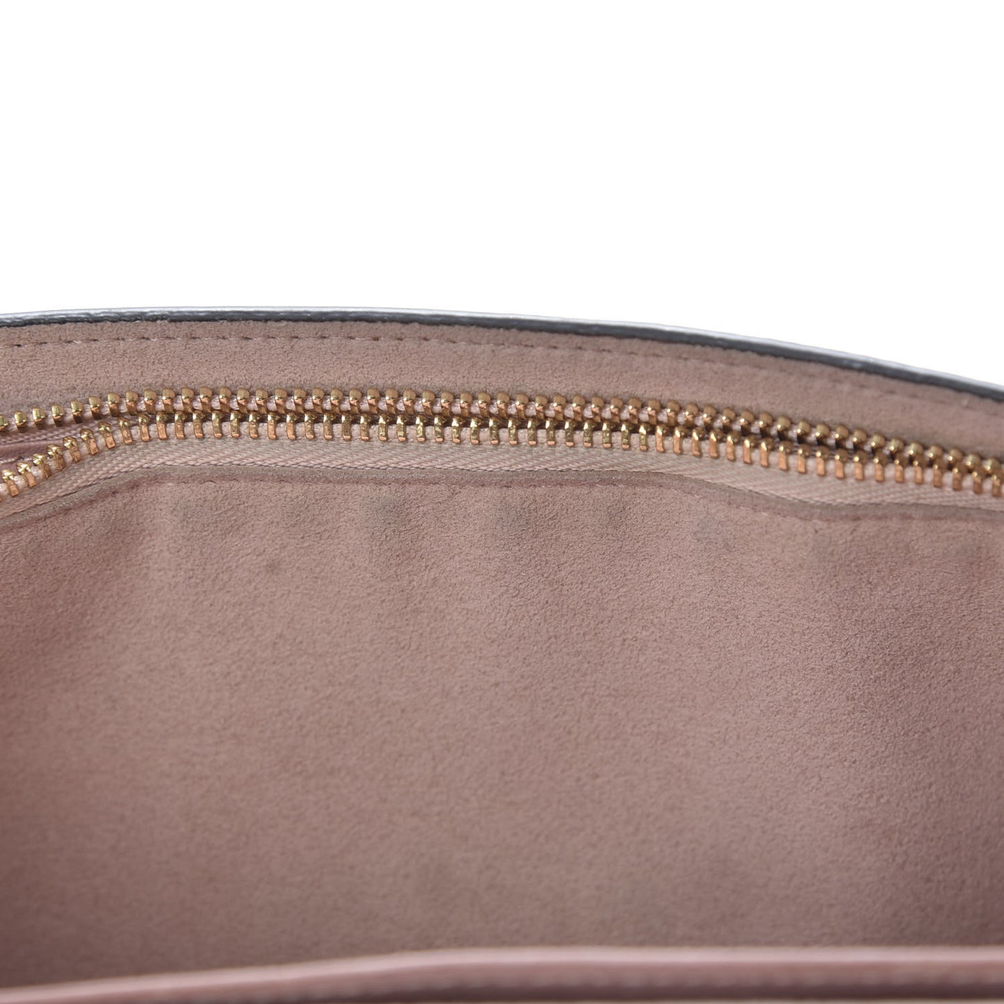 Damier Ebene Croisette Chain Wallet Magnolia
