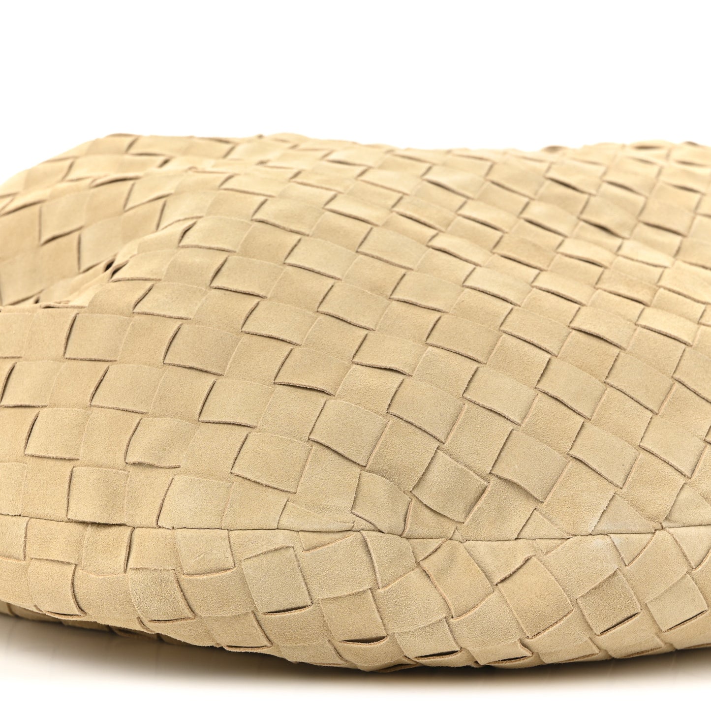 Suede Intrecciato Small Jodie Sand