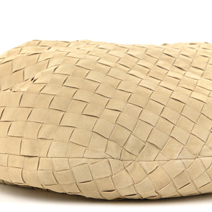 Bottega Veneta Suede Intrecciato Small Jodie Sand 9 of 10