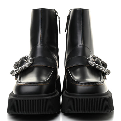 Gucci Cordovan Lux Dionysus Hunder Boots 39.5 Black 2 of 8