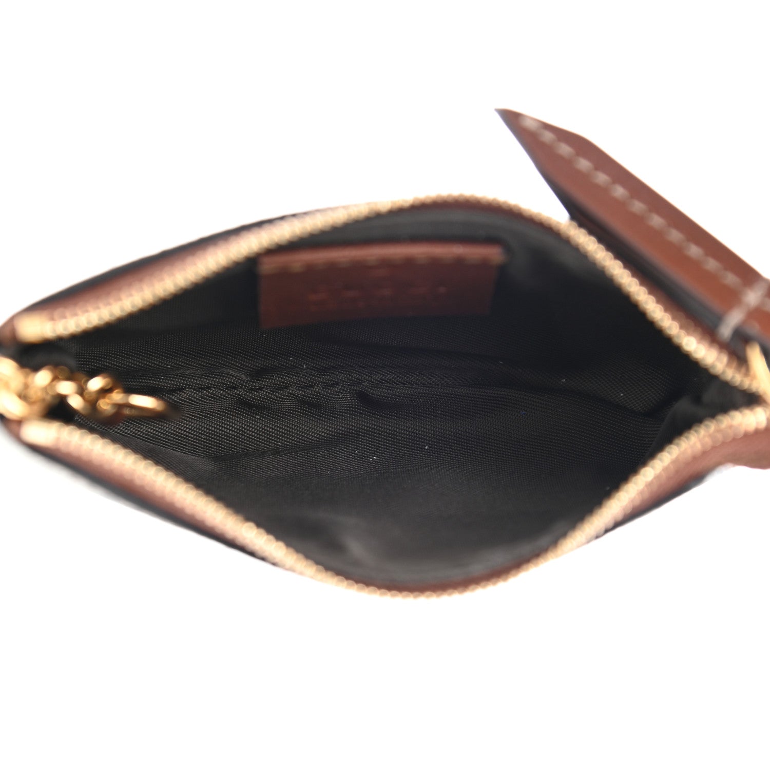Gucci GG Supreme Monogram Key Case Beige Ebony Cuir 5 of 8