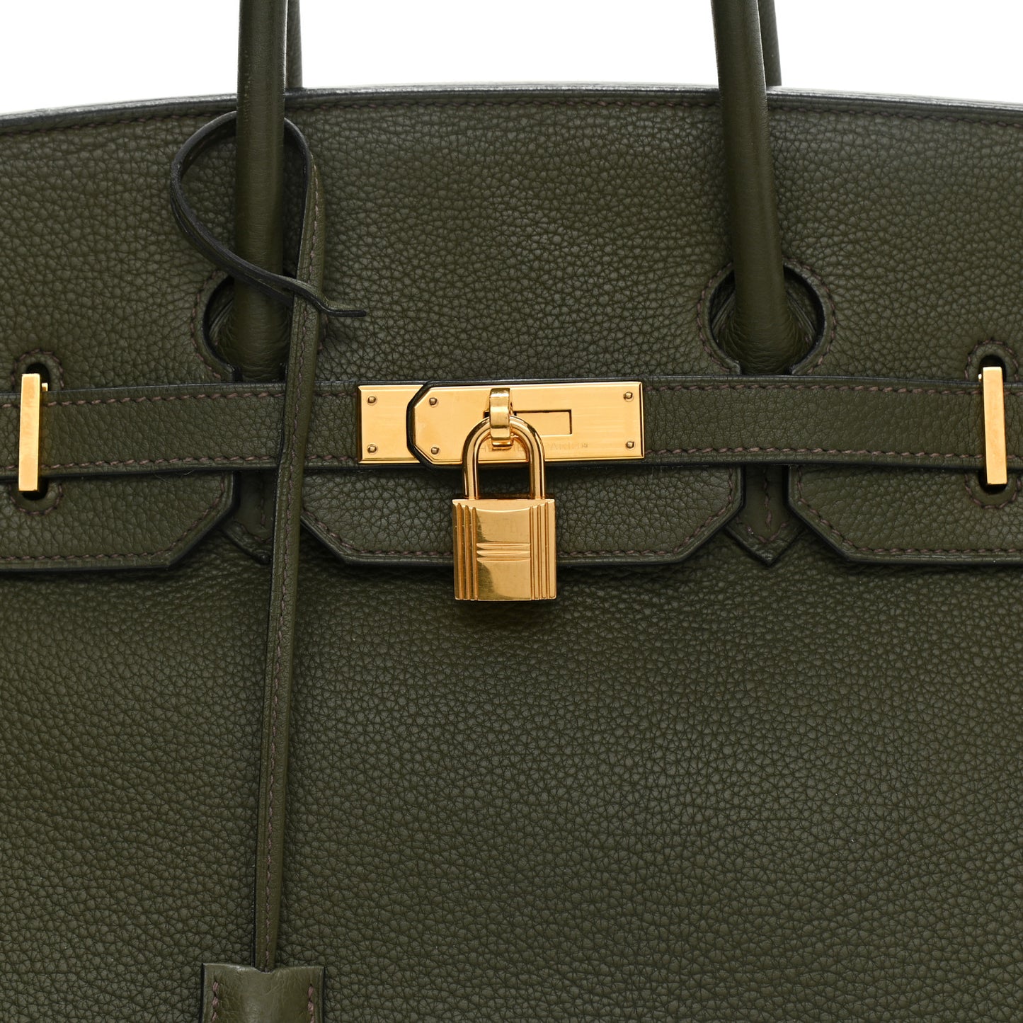 Taurillon Clemence Birkin 35 Vert Veronese