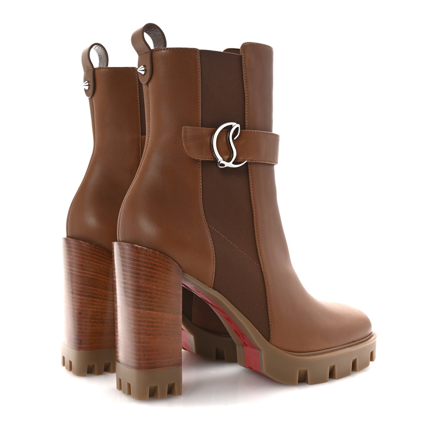 Calfskin CL Chelsea Lug 100 Booty 40 Cuoio