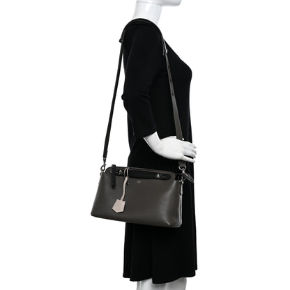 Fendi Vitello Dolce 4 Color Medium By The Way Boston Bag Carbone Grigio Polvere Multicolor 2 of 17