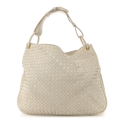 Bottega Veneta Nappa Intrecciato Duette Shoulder Bag Marmo 1 of 13