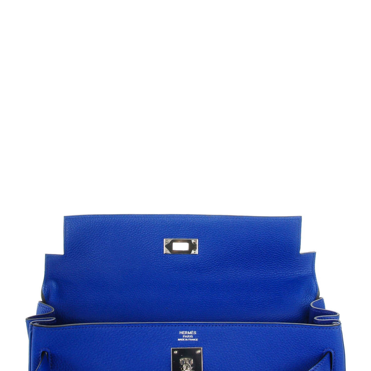 Hermes Togo Kelly Retourne 32 Bleu Electrique 23 of 25