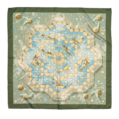 Hermes Silk Sous Les Orangers Scarf 90 2 of 10