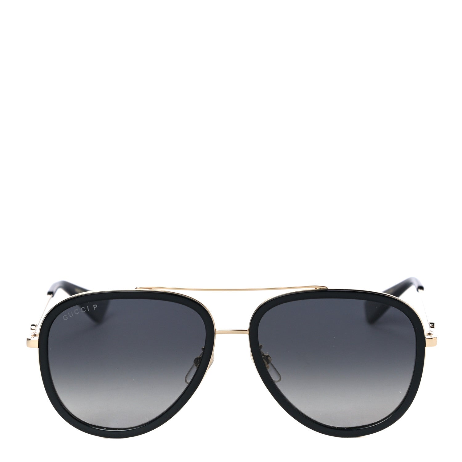 Gucci Aviator Sunglasses GG0062S Black Gold 4 of 7