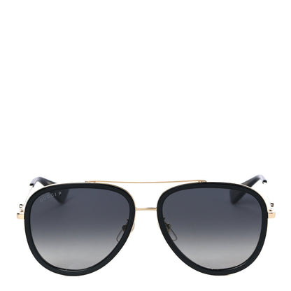 Gucci Aviator Sunglasses GG0062S Black Gold 4 of 7