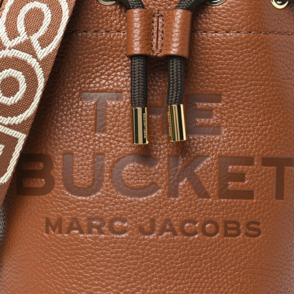 Marc Jacobs Grained Calfskin Mini The Bucket Bag Argan Oil 9 of 11