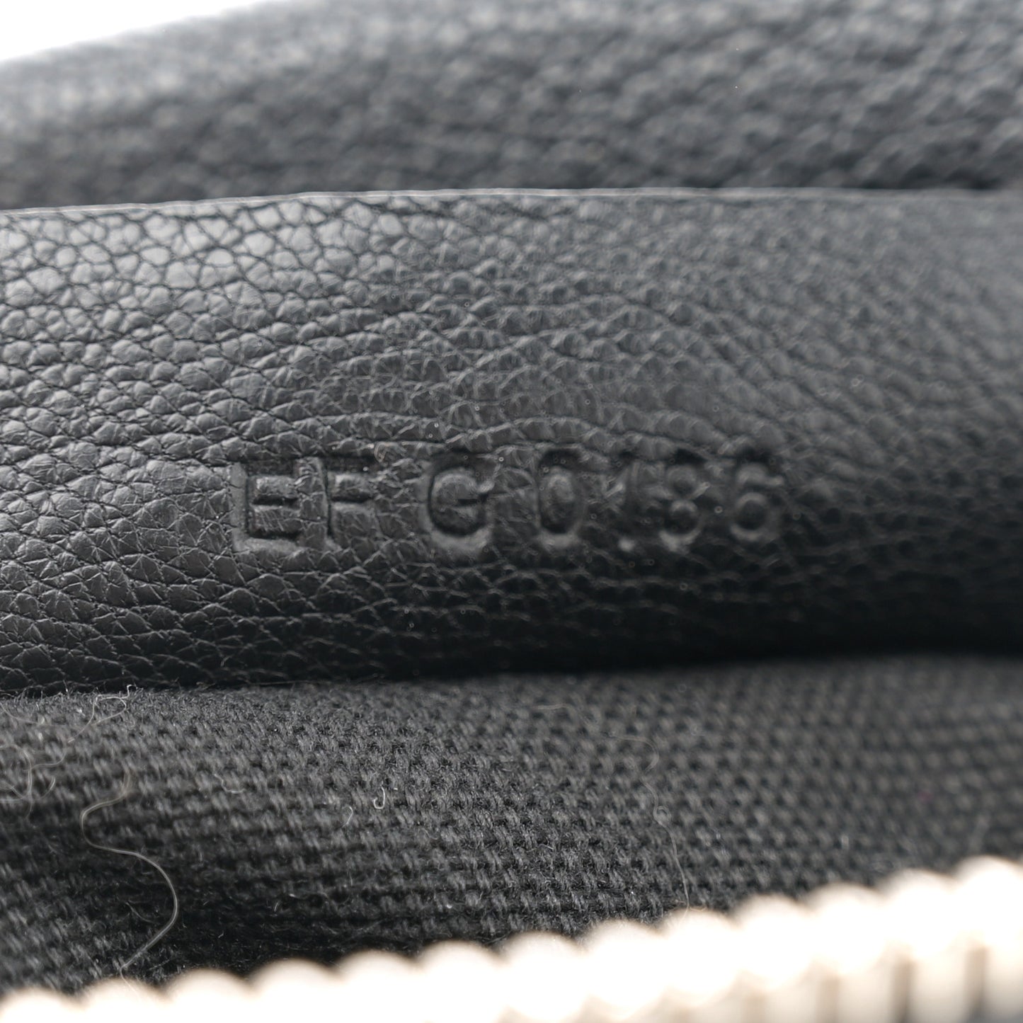 Sugar Goatskin Small Pandora Black