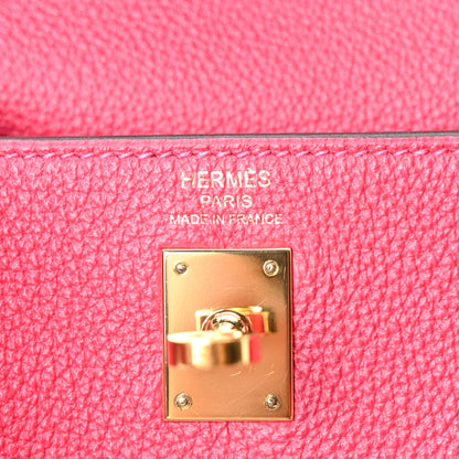 Hermes Togo Kelly Retourne 25 Framboise 6 of 10