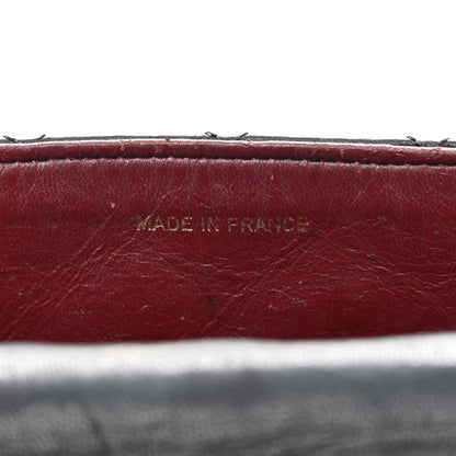Chanel Lambskin Diamond Stitch Envelope Single Flap Black 7 of 23
