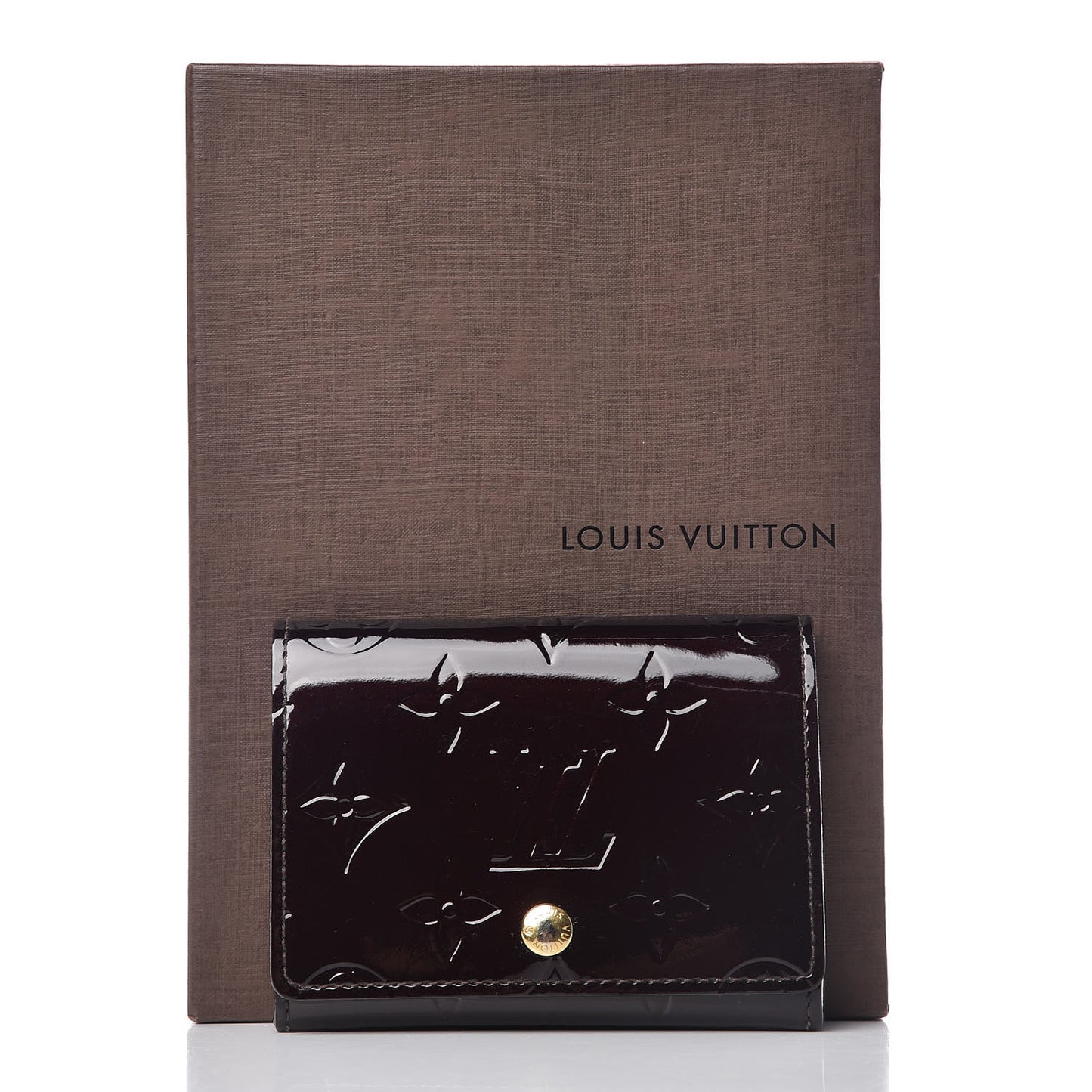 Vernis Business Card Holder Amarante