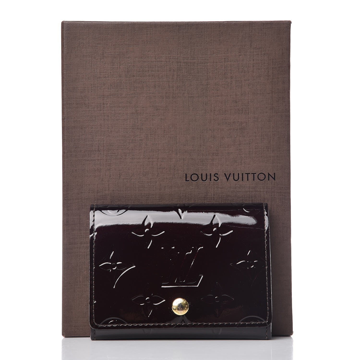 Louis Vuitton Vernis Business Card Holder Amarante 8 of 8