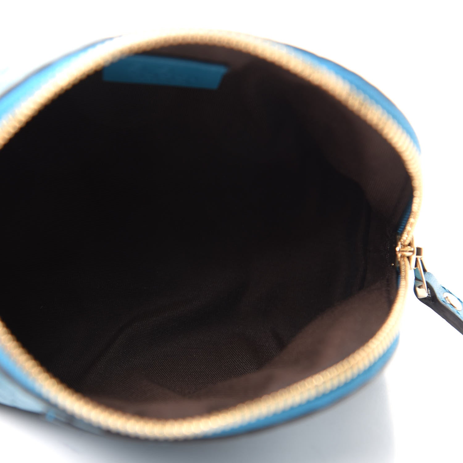 Gucci Microguccissima GG Cosmetic Case Deep Cobalt 5 of 7