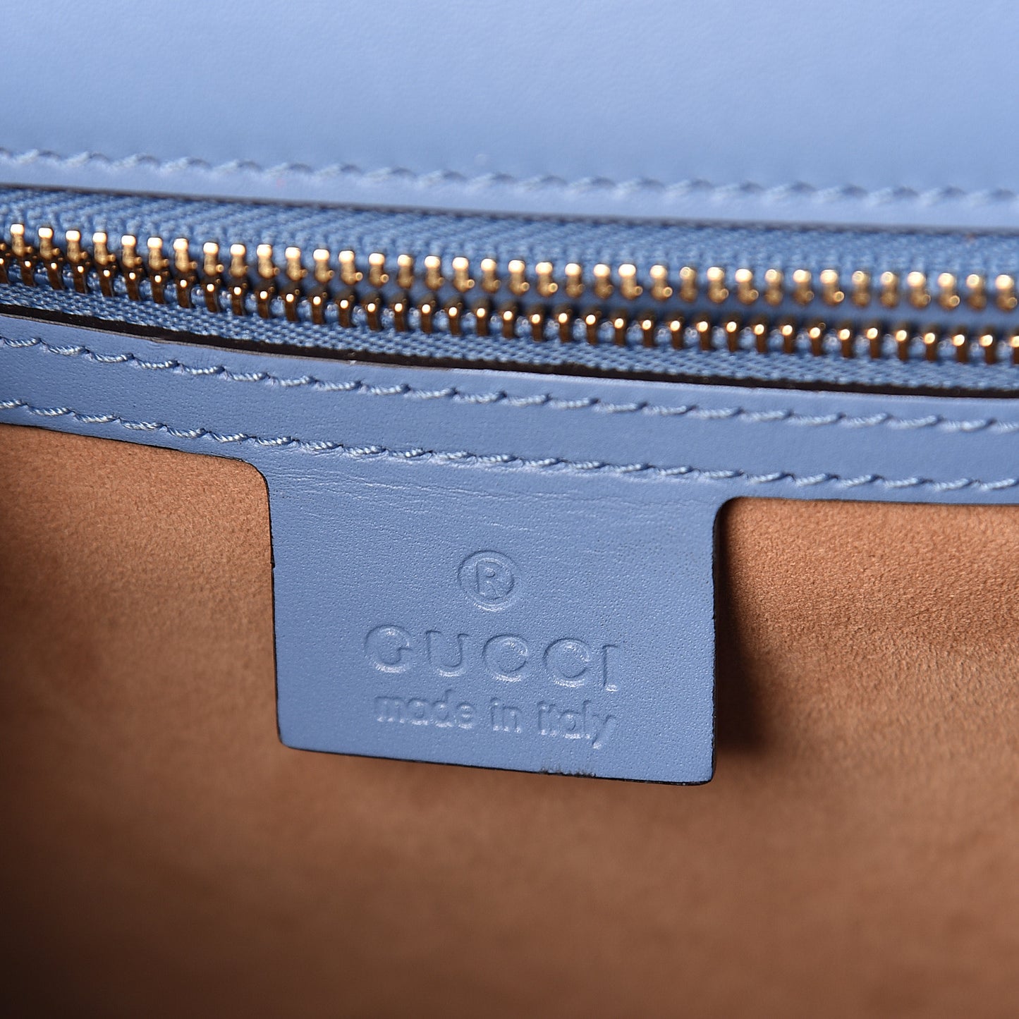 Calfskin Small Sylvie Shoulder Bag Clear Sky Blue