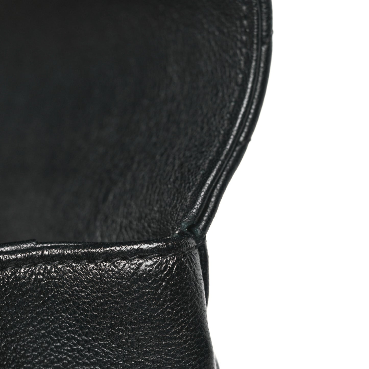 Sheepskin Matelasse Chevron Monogram Medium College Bag Black