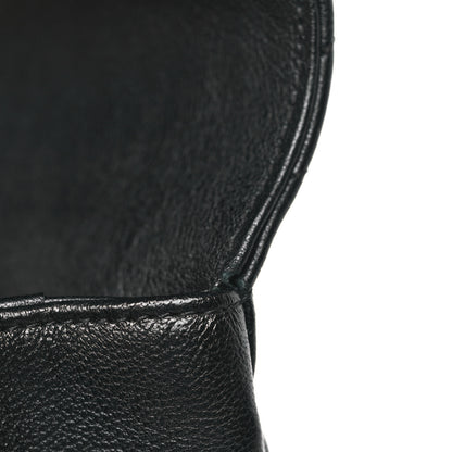 Saint Laurent Sheepskin Matelasse Chevron Monogram Medium College Bag Black 11 of 11