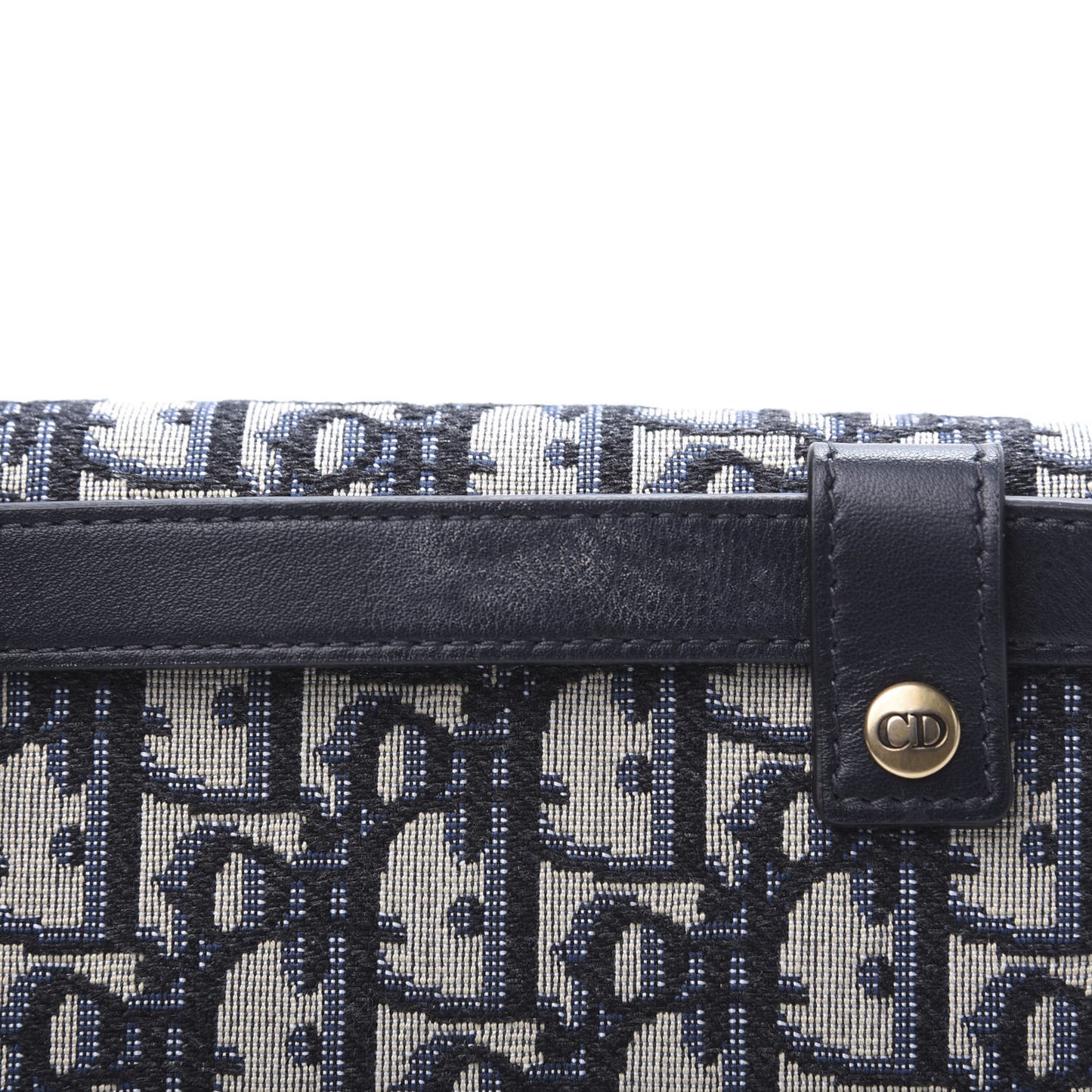 Oblique Saddle Belt Bag Blue