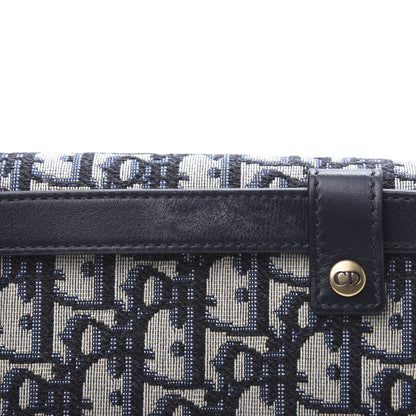Christian Dior Oblique Saddle Belt Bag Blue 8 of 11